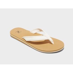 Women's Nona Thong Sandals - Shade & Shore Tan White 7
